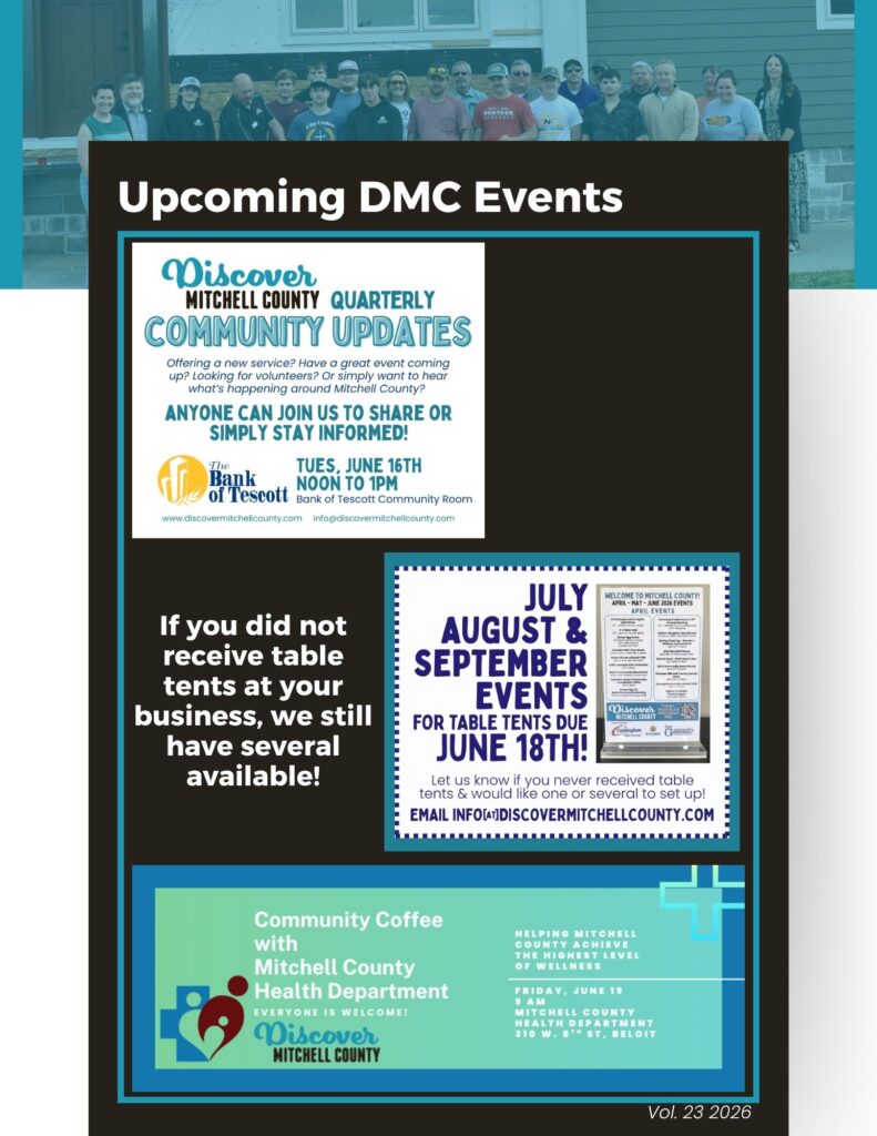 Upcoming DMC Events